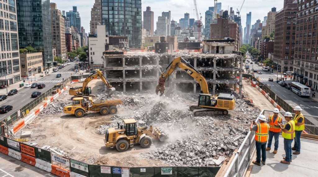 demolition site with heavy equip… 202607230856